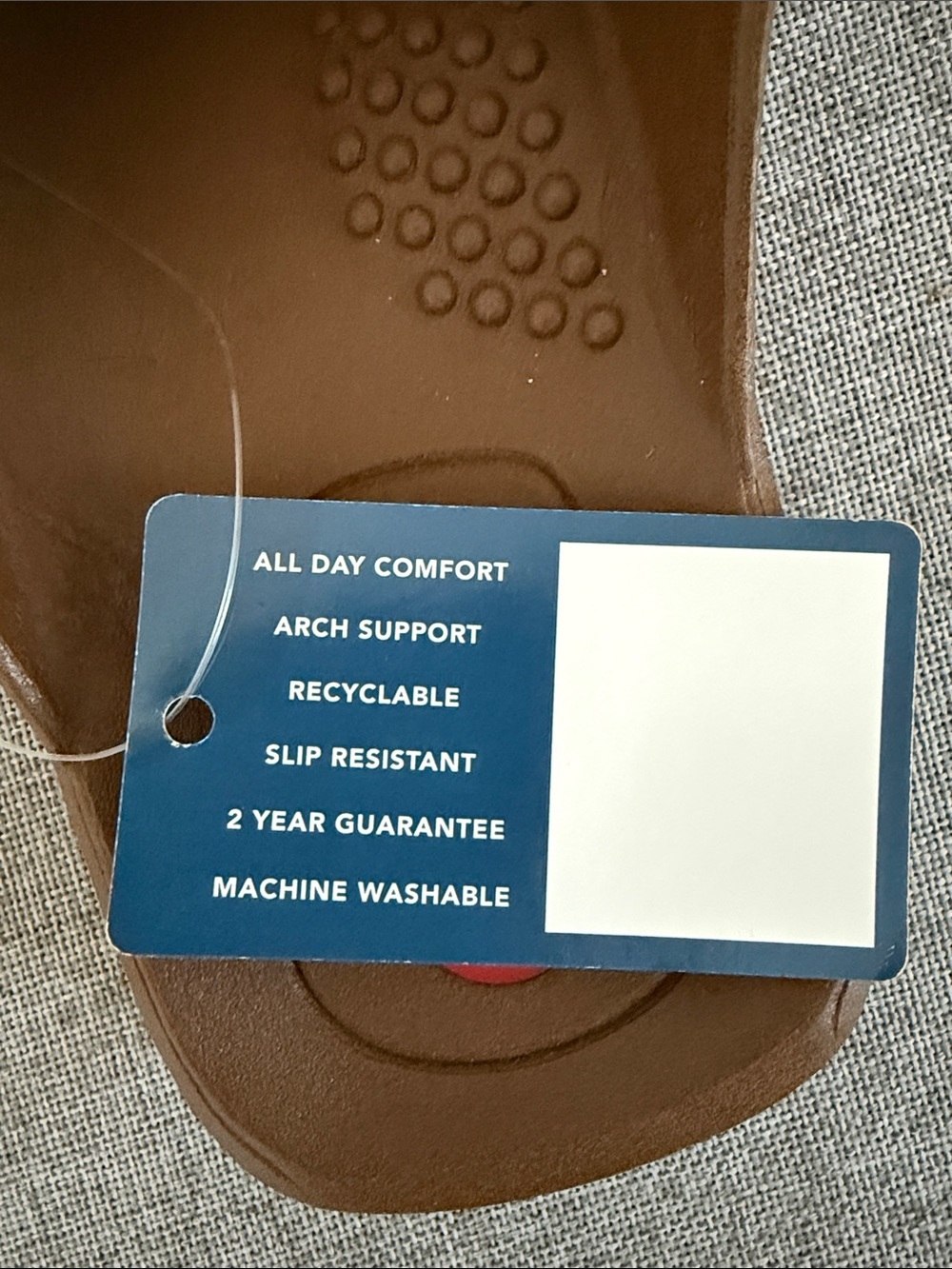 Okabashi Brown Woven Slide Mules for Women8/9 men 6/7 - Picture 8 of 8